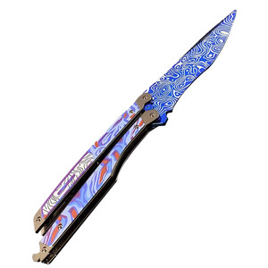 
Peace Elite Subway Escape Cold Edge Butterfly Knife Folding Knife Toy Boy Children Christmas Gift Uncut