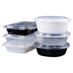 Thickened disposable American lunch box plastic with lid