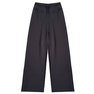 
Gray pants women's summer thin 2026 new high-waisted ice silk wide-leg pants casual straight yoga sports pants