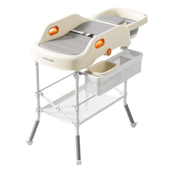 
Manlong baby changing table, baby care table, diaper changing table, liftable and mobile newborn bathing and shampooing stool