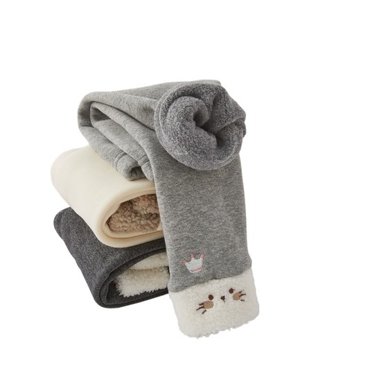 
[Antibacterial Far Infrared] Girls' Leggings Winter Children's Thickened Casual Girls' Autumn and Winter Baby Plush Pants