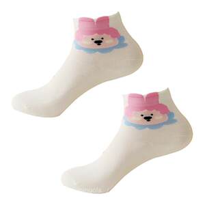 
Mijinola boneless thin cute three-dimensional small animal socks for women moisture-absorbent and breathable pure cotton short socks for women