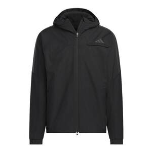 
Jinlang adidas Men's Sports Leisure Fitness Jacket Three Stripes Windproof Jacket Black KA1307