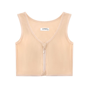 
Also like the cos deep V-neck zipper corset, big breasts, small bandages, reinforced anti-bulges, breathable and ultra-flat breast reduction bra