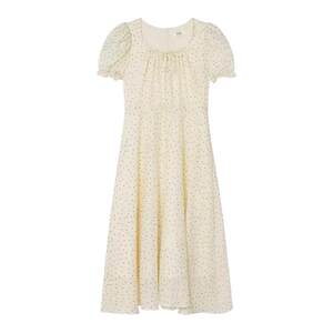 
Maternity skirt in summer thin style, loose belly covering small fresh and slim polka dot age-reducing dress temperament long skirt