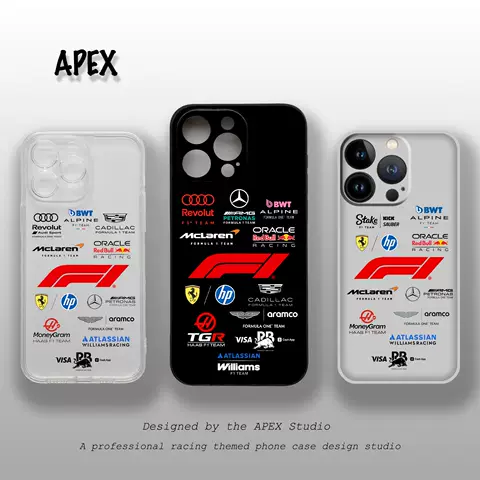 Formula 1 Racing Team Logos Phone Case – F1 Motorsport Fan Collection 15 Phone Cases for iPhone 17, 16, 15, 14 and 13