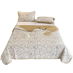 
Class A cotton bed cover three-piece set of cotton student dormitory mattress summer quilted tatami large bed sheets can be customized