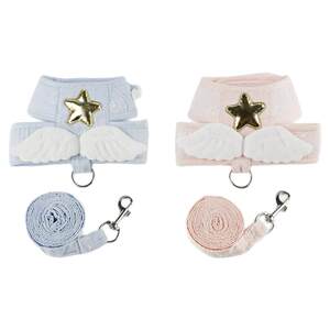 Angel wings Cat led a rope vest traction with dog kitten to go out to pull out of pet supplies
