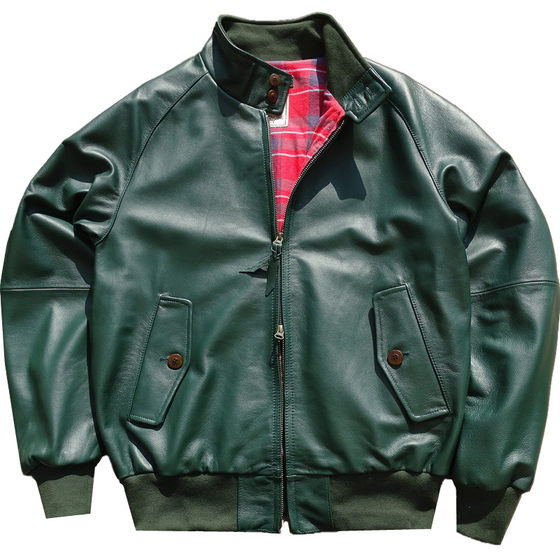 Men and Women Pangle [Harlem G9] Italian imported sheepskin leather Green