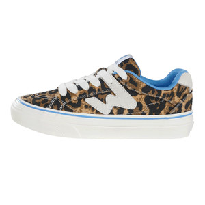 Stubborn official leopard print spring campus style W series canvas splicing low-top men's and women's national trend skateboard shoes