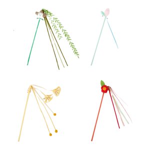 
Fuwan Cat Stick Pet Self-Enjoy Cat Relieve Toy Kitten Cat Toy Long Pole Bite and Grab Cat Products
