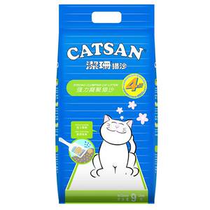 
CATSAN Jieshan Cat Litter Bentonite 9L Deodorant and Absorbent Water Quickly Group Cat Cat Salon Pet Supplies About 15*0.5kg