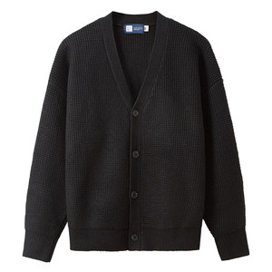 Jiuliu Zhi Original Spring Retro Thickened Loose Knitted Sweater Cardigan Sweater Men's and Women's Lazy Style Couple Coat