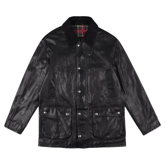 
[Oil wax sheep leather] RaidyBoer/RaidyBoer style men's old money retro leather jacket 2542