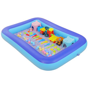 Children's inflatable sand pool room played sand suite toys fence, Mingzi family uses baby beach tools small