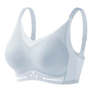 
Cat man cool underwear women's honeycomb cup small breast gathering summer thin breathable bra lift antibacterial traceless lightweight
