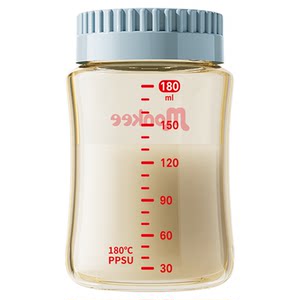 
Menghe newborn baby PPSU milk storage bottle breast milk storage bottle fresh sealing wide diameter baby anti-fall large capacity