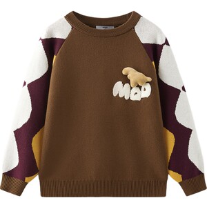 
[VIP] MQD children's clothing boys sweater 2025 autumn and winter new children's round neck sweater bottoming shirt cartoon