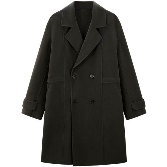 Peacebird Men's Clothing Casual Woolen Coat Fitting Classic Fashion Tennis Fiber Men's Coat