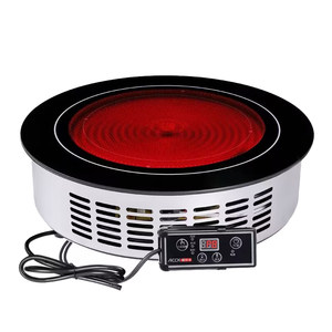 
2600W high-power commercial hot pot electric ceramic stove, embedded desktop circular, wire-controlled optical wave electric ceramic stove, free shipping