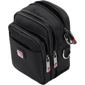 Swiss men's bag shoulder mesengers mobile phone pocket bag men's backpack casual waterproof Oxford cloth bag travel small shoulder bag