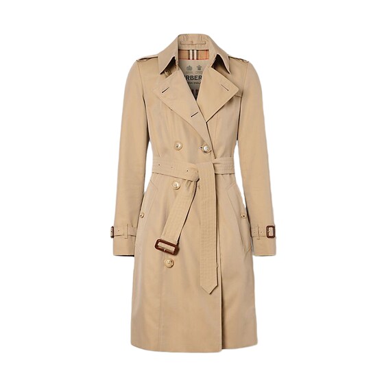 
[24th issue interest-free] BURBERRY Women's Clothing Chelsea Mid-length Trench Coat Multi-color