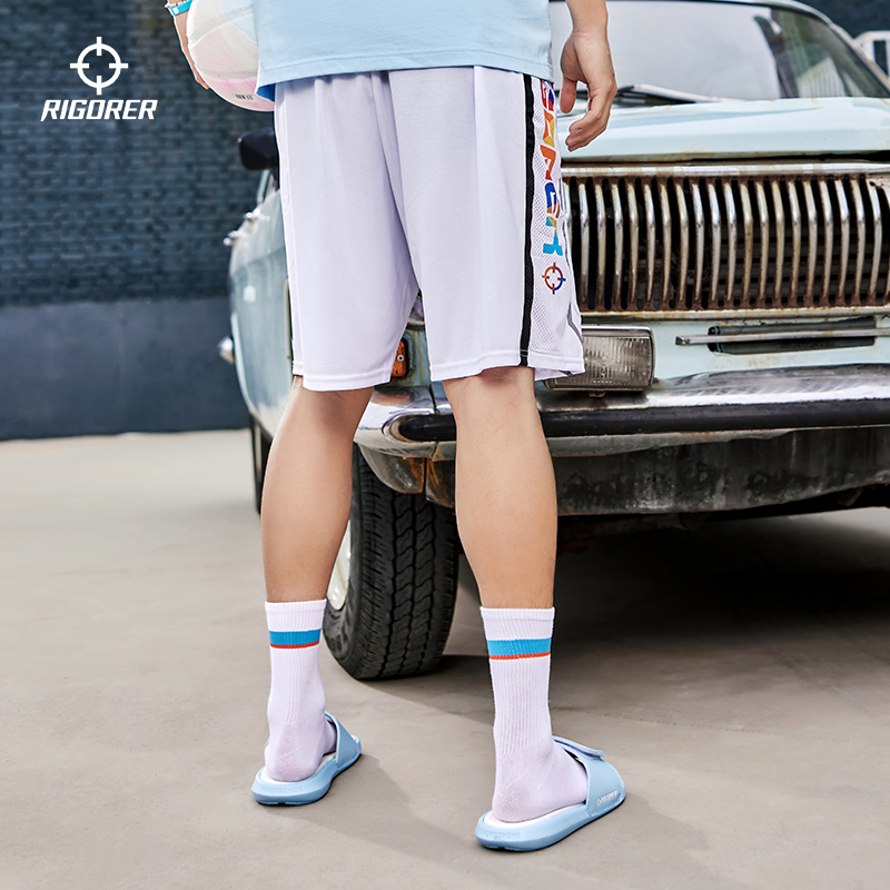 准者篮球短裤男夏季薄款美式五分裤跑步运动街头时尚潮流休闲女