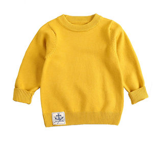 
New baby boy sweater girl spring boy baby inner wear thin bottoming sweater sweater