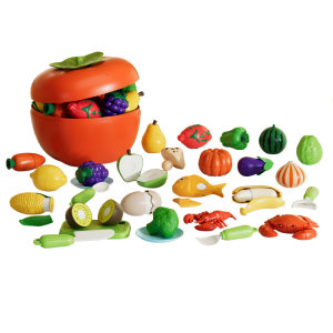 
Newqi children's persimmon fruit cut and play toys for babies to chew and play in the kitchen and New Year's gifts for men and women