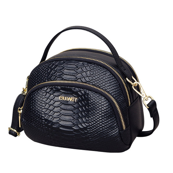 
Genuine leather small bag for women 2025 new trendy and fashionable soft leather one-shoulder mini handbag for women wide shoulder strap crossbody bag