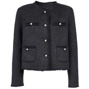 
Vero Moda woolen coat 2026 spring and summer pure wool tassel top temperament gold style 32534T002