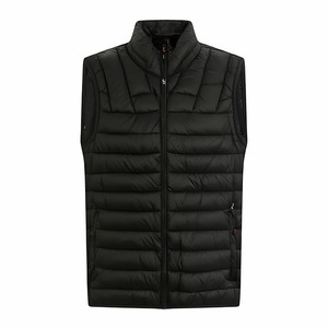 Gold label p cotton liner rib cotton vest men's winter lightweight outdoor sports vest foreign trade men's vest jacket