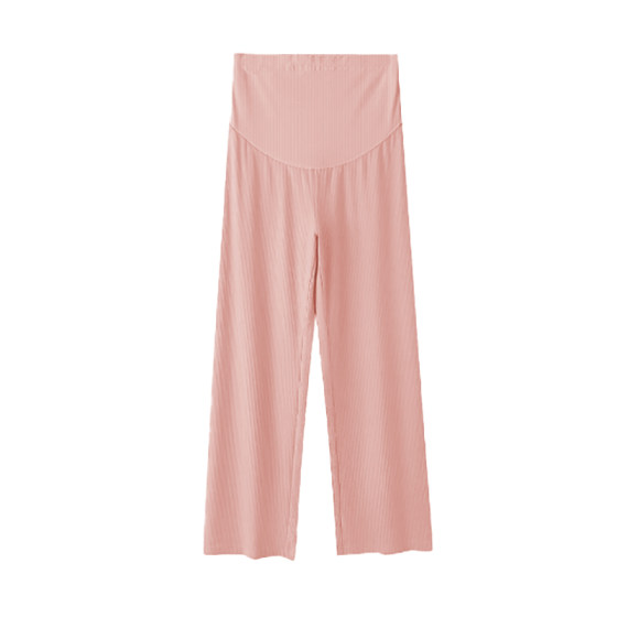 
Maternity wide-leg pants ice silk summer thin outer wear large size loose casual slim nine-minute leggings summer wear