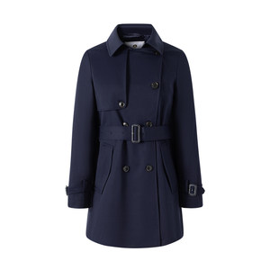
[Same Model in Celebrity] Navigare Italian small sailing mid-length commuting trench coat for women's autumn casual jacket