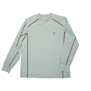 
There are things in mountains and rivers. Mountain-style outdoor sports quick-drying T-shirts for men and women, unisex loose long-sleeved spring tops.