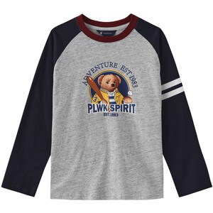 
[100% cotton] POLOWALK children's clothing boys' T-shirt 2026 spring and summer new round neck thin long-sleeved bottoming shirt