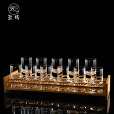 Ликер Cup wineart坐拥金山白酒杯套装一两二两水晶杯分酒器壶烈酒杯架套
