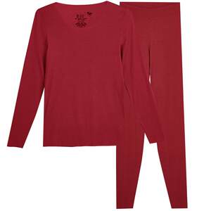 
ubras animal year red velvet thickened wool-containing thermal underwear women's suit New Year's good luck autumn clothes and pants for men