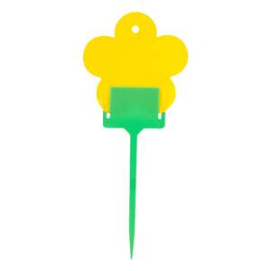 Little yellow plate flower -type adhesive panel small black flying sticky panel double -sided waterproof adhesive adhesive seductive fly ball fruit flies fruit garden greenhouse
