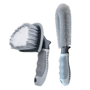 
Tire hub brush, car cleaning, extended hard and soft bristle brush, special decontamination artifact for car cleaning, complete set of car washing tools