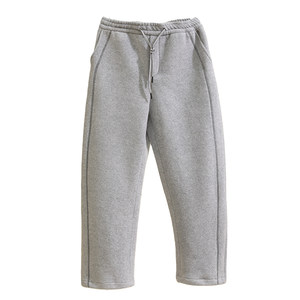 
Hugely thick! High weight double-sided warm velvet! 3D three-dimensional cutting! Men's and women's outdoor windproof thickened straight sweatpants