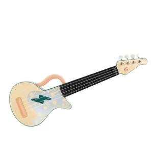 
Hape Rock Style Ukulele Beginner Early Melody Baby Children's Musical Instrument Toys Small Guitar Boys and Girls