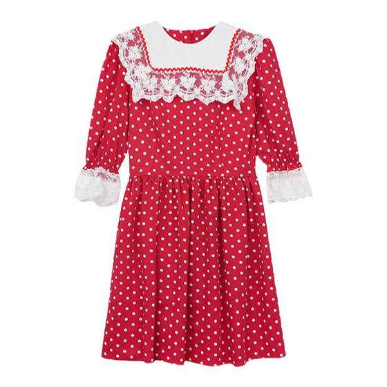 Nanjun Original Retro Showa Girls' College High waist thin waist thin student dress 2023 Xia Xin
