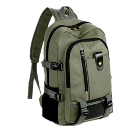 New special canvas Large -capacity Men's Bupba Backpack Travel Backpack Fashion Tide Men's College Student Book Book Free Shipping