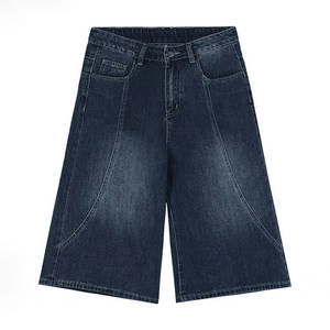 
American retro straight jean cropped pants for women's summer new fat mm large size pear-shaped body slim and loose wide-leg pants