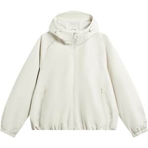 
Li Ning Outdoor CF Traceable Long Shell Jacket Women's Cardigan Long Sleeve Jacket Hooded Loose Woven Casual Sportswear