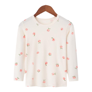 
Children's modal thin autumn clothes, boys and girls spring and autumn bottoming shirts, small and medium-sized children, long-sleeved T-shirts, bottoming tops