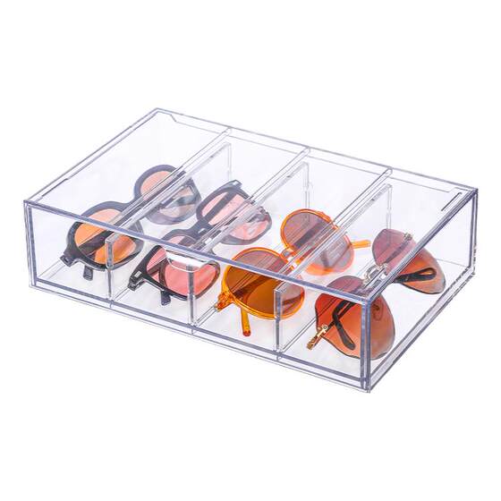 Glasses Storage Box Yayli Transparent Multi -Gheter Mirror Display Shelf Multi -layer Meic Mirror Collection Box Japanese Family
