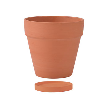 Breathable red pottery basin pastoral simple factory direct delivery
