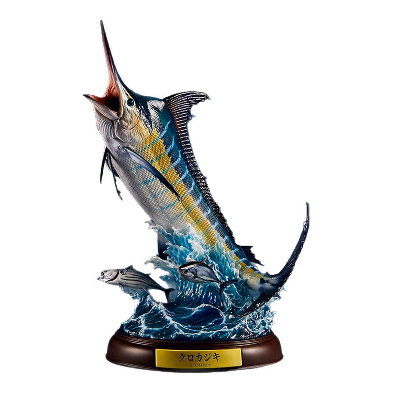 现货Kaiyodo海洋堂NATURE TALES 蓝枪鱼雕像完成品收藏摆件